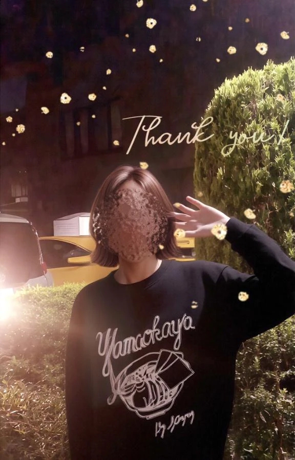 行ったことないのに山岡家のトレーナー♡