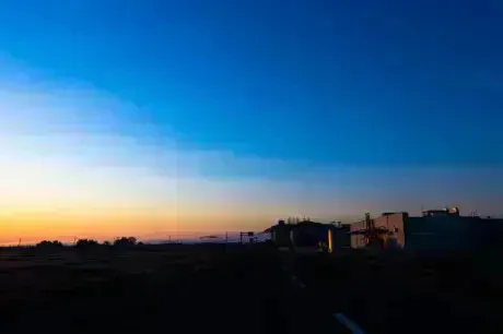 夕やけの村田町🐑/ひつじ