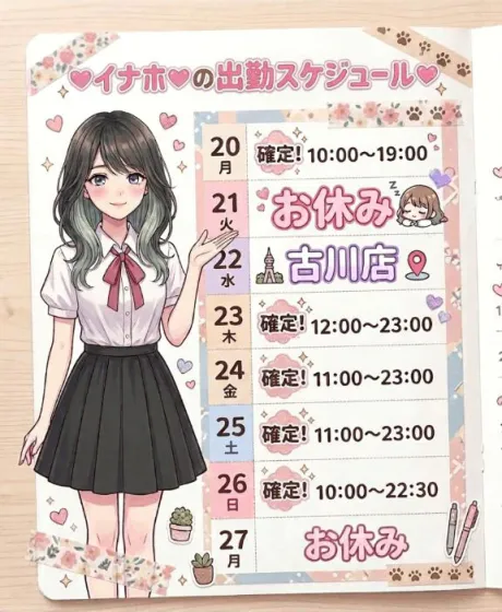 ✩.*˚お待たせいたしました~.ᐟ.ᐟ/イナホ