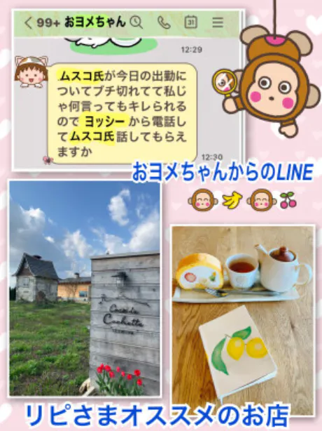 おヨメちゃんからのLINE/よしえ 奥様