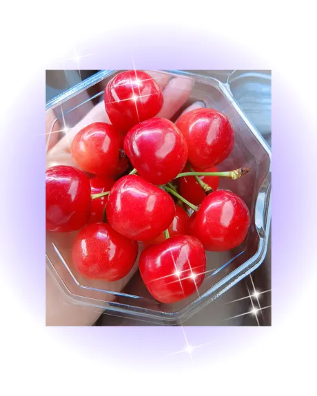 朝から 🍒 食べました /ユリナ