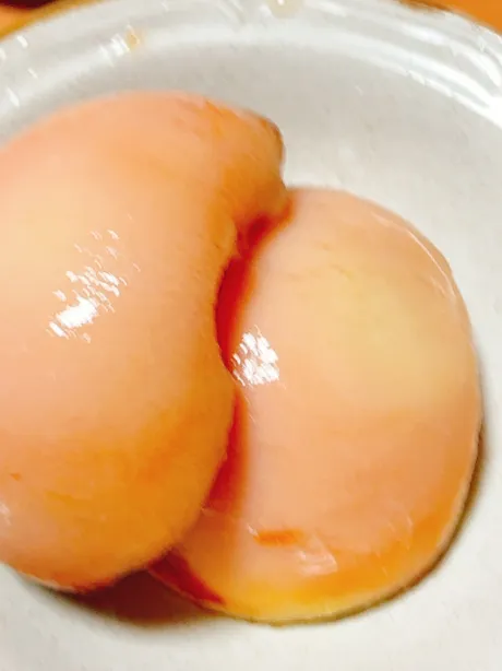 固めの桃で上手にできました～/あき【青森大釈迦】