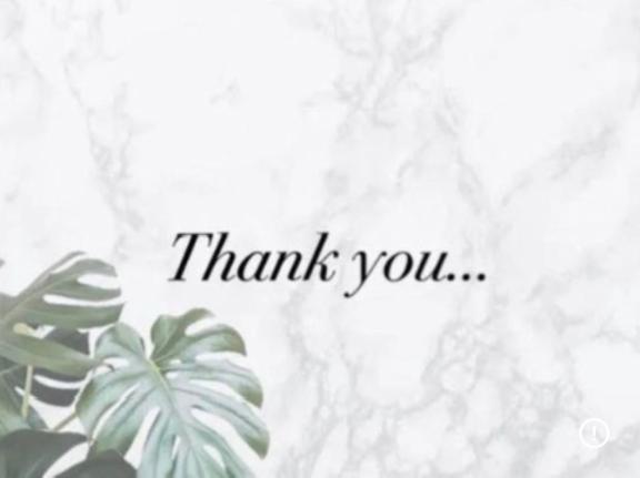 口コミ✍🏼Thankyou