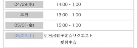 さりのブログ GW出勤日💦