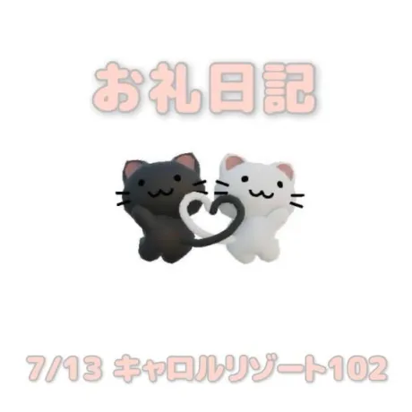 あおばのブログ 7/13キャロルリゾート102の本指さまへ
