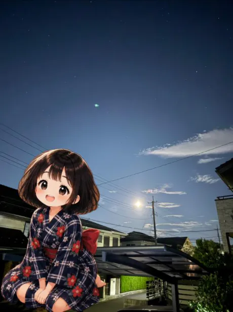 今夜の🌔/新人みつり