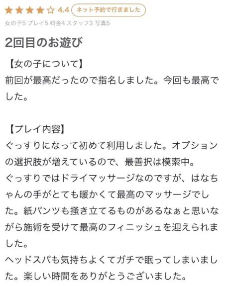 【お礼写メ日記】