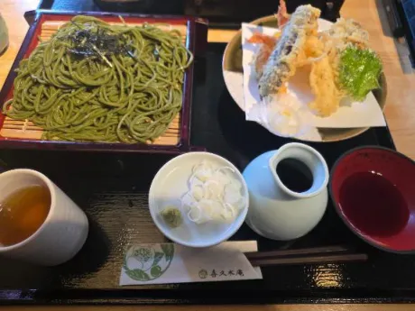 お蕎麦、美味しい(*´~`*)ŧ‹