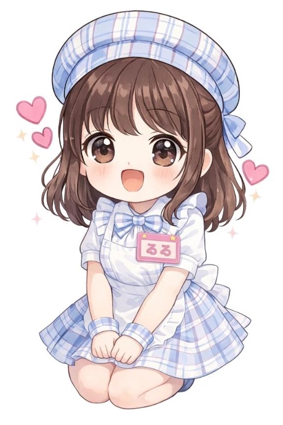 AIに作ってもらったキャラクター🎀🤍