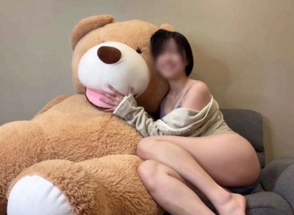 お店にあったクマちゃんと🧸🩵