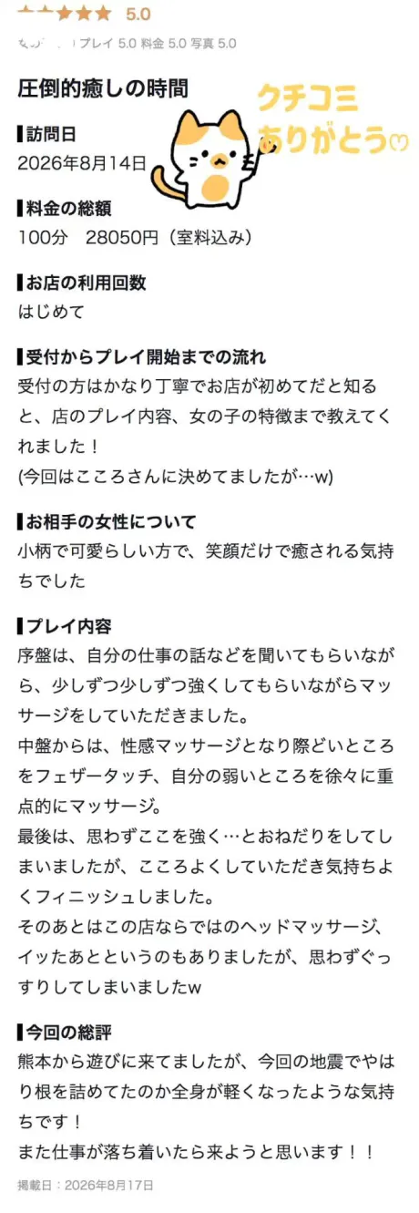 こころたっぷりHoney oil SPA