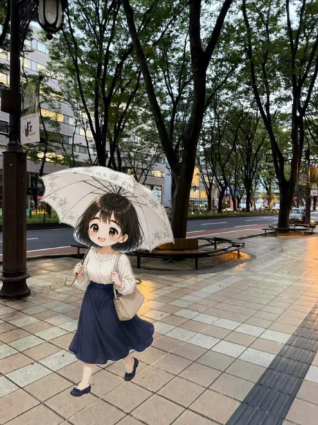 しっとりした1日☂️/新人みつり
