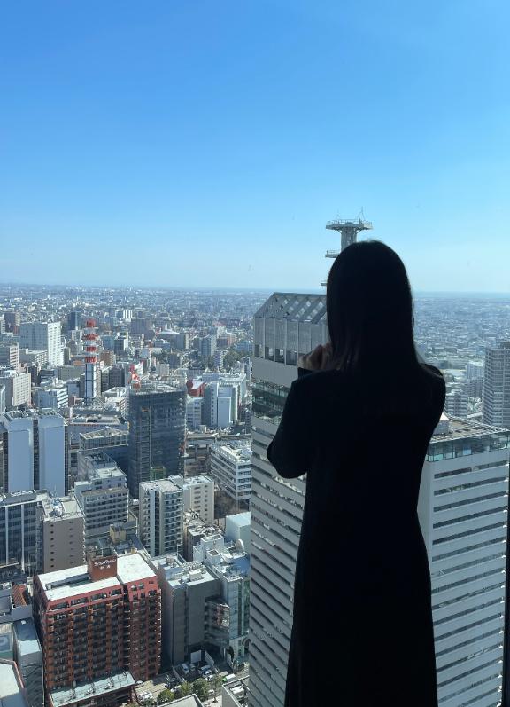 朝9時からの景色☀︎