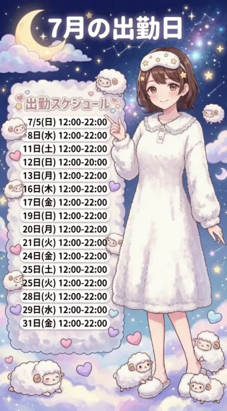 復活日変更です‎🤍/なな