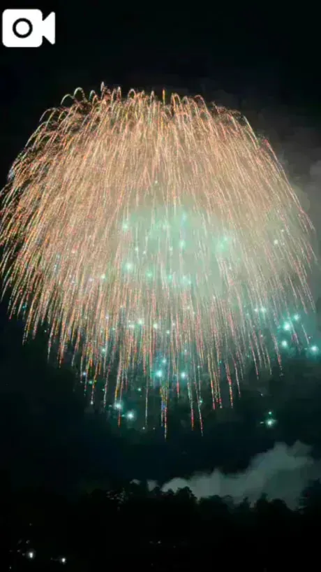 穴場スポットで観てきた🎇/うらん