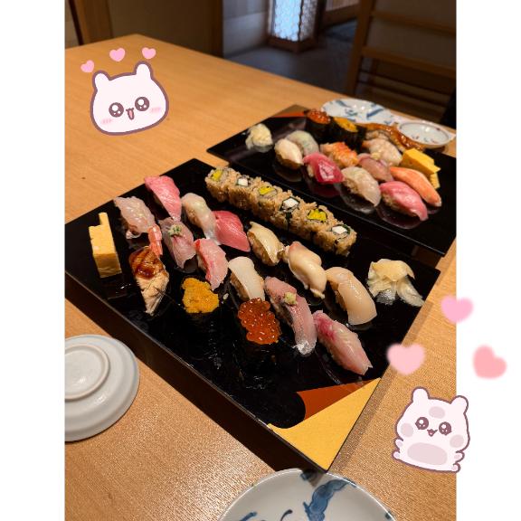 本指名様と新年会🍣✨