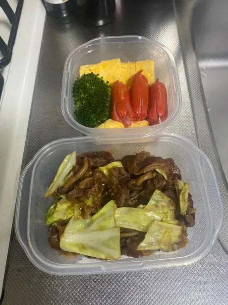 タッパー飯すぎて😂/さつき