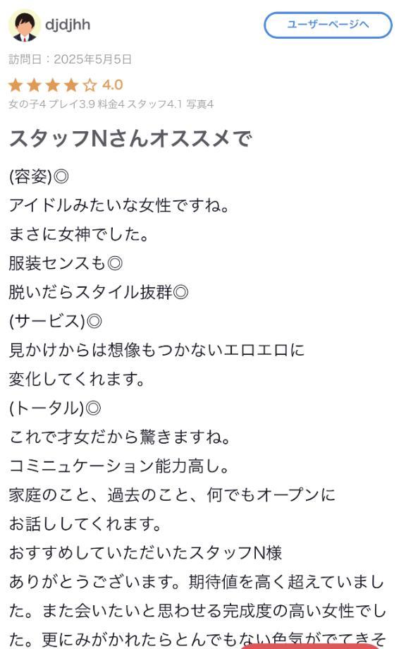 【お礼写メ日記】