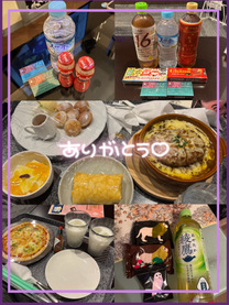 今日の嬉しい差し入れちゃんとごはん🫶🏻