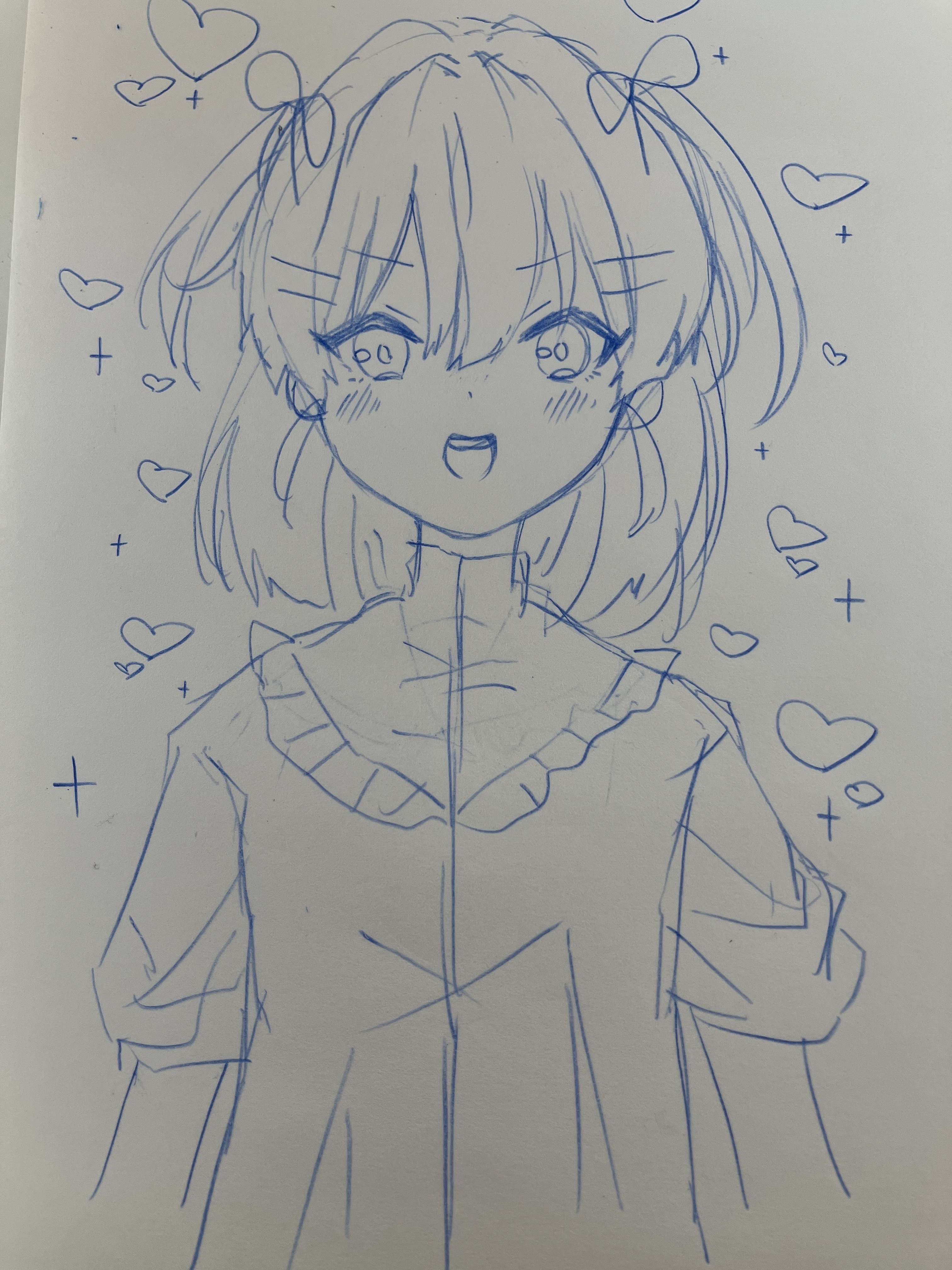 待機中に絵を描いてた中のひとつの絵