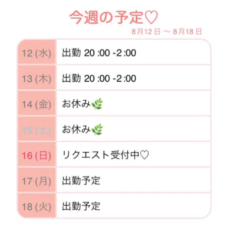🗓 Schedule Update