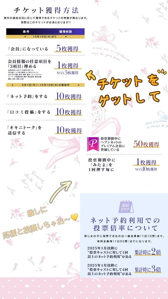 推しは推せる時に押せーーー🗳✨️