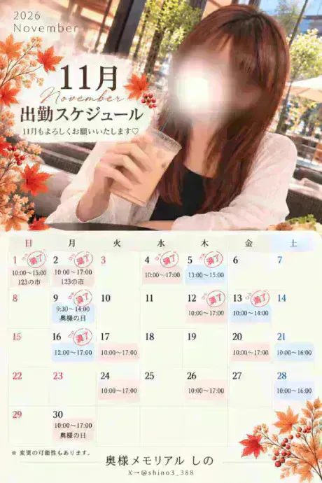 11月後半🌸/しの