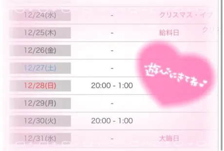 なつめのブログ 次回出勤28日20時～