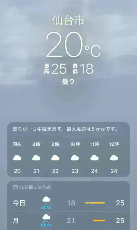 今日の夜から☂️/あず