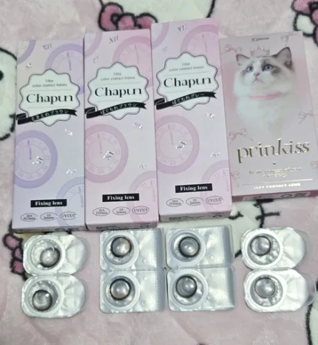 今日は待ちに待ったカラコンのストックが届いた日！📦✨/ちい何人でもok【青】